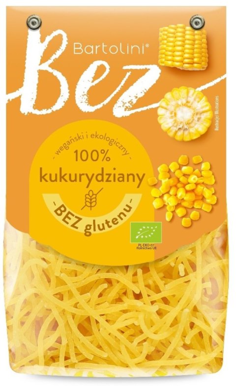 MAKARON (KUKURYDZIANY) KRAJANKA BEZGLUTENOWY BIO 250 g - BARTOLINI