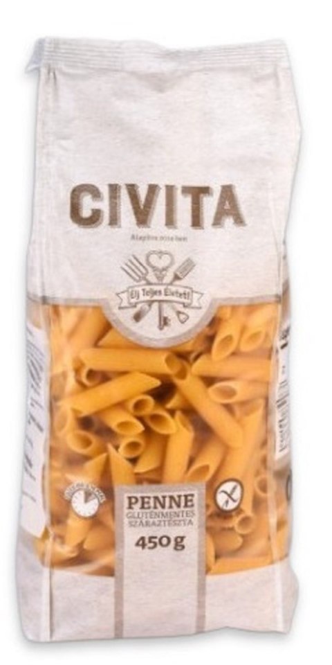 MAKARON (KUKURYDZIANY) PENNE BEZGLUTENOWY 450 g - CIVITA