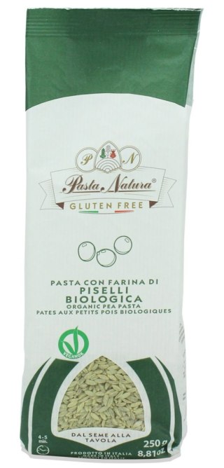 MAKARON PROTEINOWY (Z GROCHU) RISONI BEZGLUTENOWY BIO 250 g - PASTA NATURA