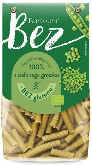 MAKARON PROTEINOWY (Z GROSZKU ZIELONEGO) RURKA BEZGLUTENOWY BIO 250 g - BARTOLINI