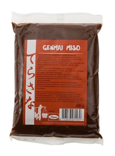 MISO GENMAI (PASTA Z SOI I RYŻU BRĄZOWEGO) 400 g - TERRASANA