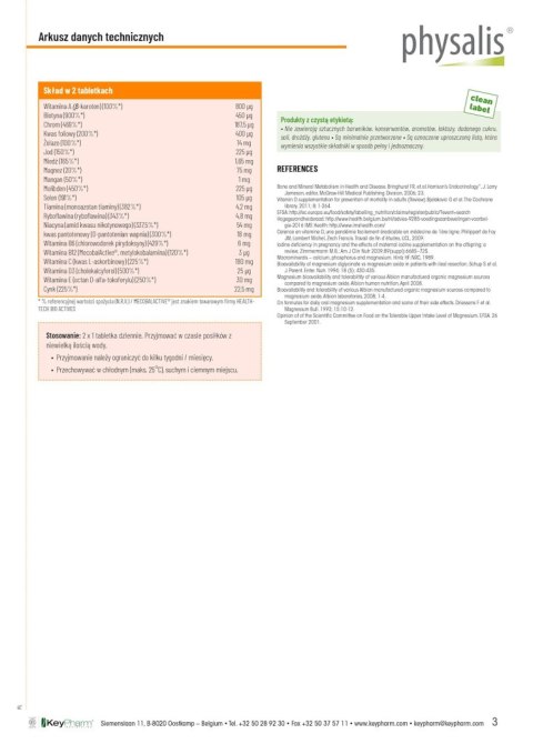 MULTIVIT A - Z 45 TABLETEK - PHYSALIS