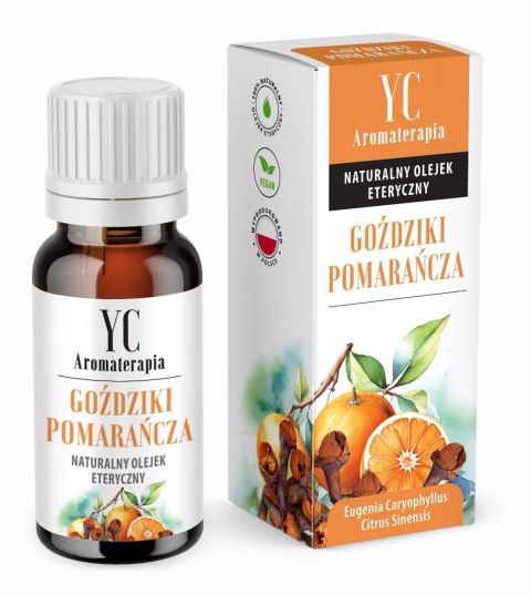OLEJEK ETERYCZNY GOŹDZIKI Z POMARAŃCZĄ 10 ml - YOUR CANDLE OLEJEK ETERYCZNY GOŹDZIKI Z POMARAŃCZĄ 10 ml - YOUR CANDLE