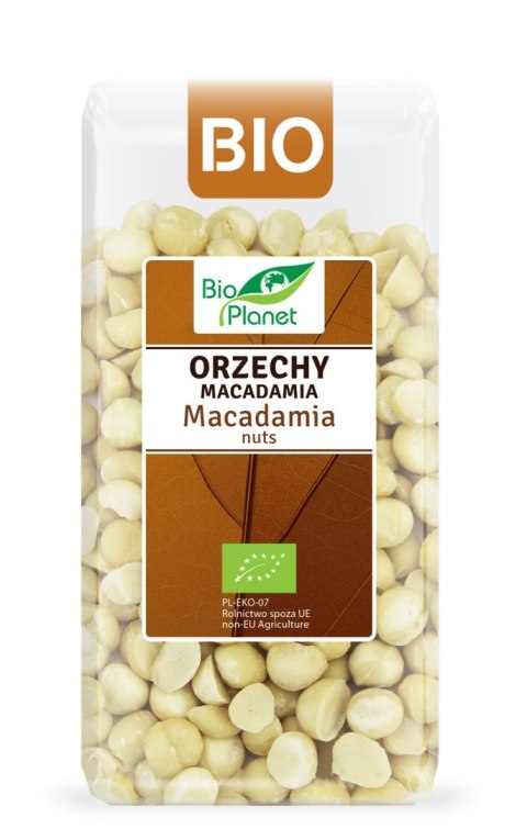 ORZECHY MACADAMIA BIO 350 g - BIO PLANET ORZECHY MACADAMIA BIO 350 g - BIO PLANET