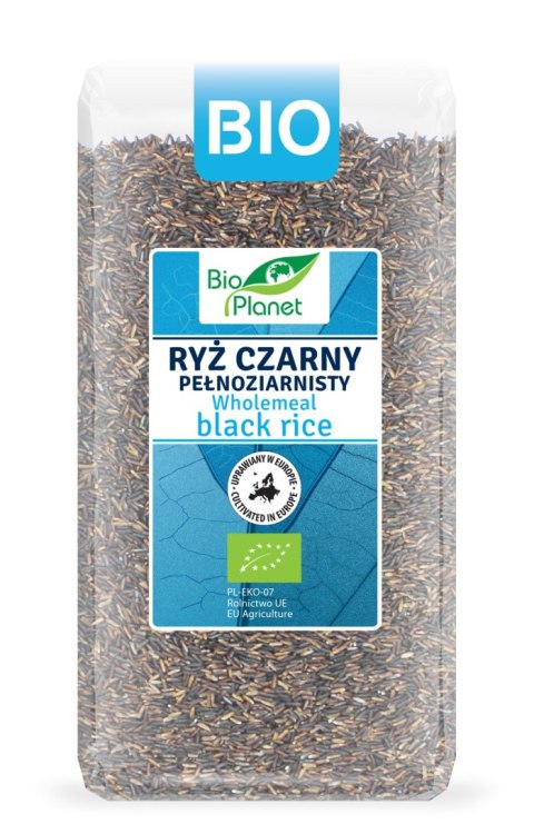 RYŻ CZARNY PEŁNOZIARNISTY (UPRAWIANY W EUROPIE) BIO 500 g - BIO PLANET