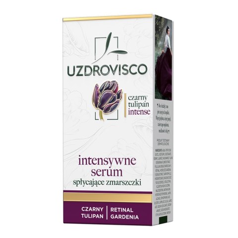 SERUM DO TWARZY PRZECIWZMARSZCZKOWE 30 ml - UZDROVISCO (CZARNY TULIPAN INTENSE)