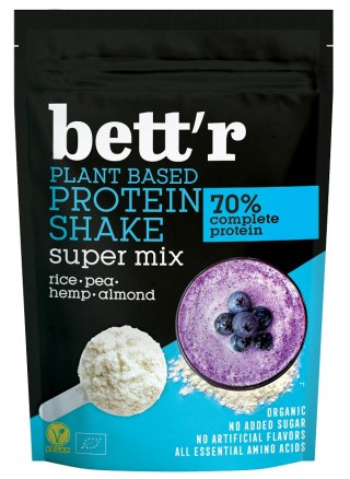 SHAKE PROTEINOWY BEZ DODATKU CUKRÓW BIO 500 g - BETT'R