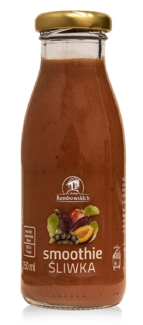 SMOOTHIE ŚLIWKA - JABŁKO - CZARNA PORZECZKA 250 ml - REMBOWSCY