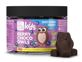 SÓWKI Z CZEKOLADY JAGODOWEJ Z WITAMINĄ C Z ACEROLI BEZ DODATKU CUKRÓW BIO 120 g - COCOA KIDS