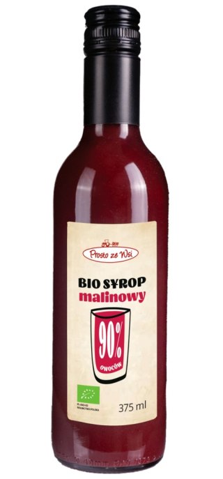 SYROP MALINOWY BIO 375 ml - PROSTO ZE WSI