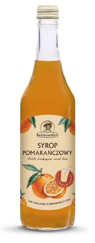 SYROP POMARAŃCZOWY 500 ml - REMBOWSCY