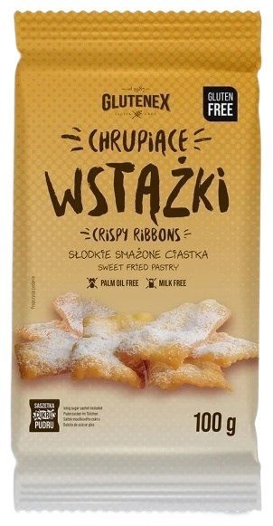 CHRUPIĄCE WSTĄŻKI BEZGLUTENOWE 100 g - GLUTENEX (PRODUKT SEZONOWY)