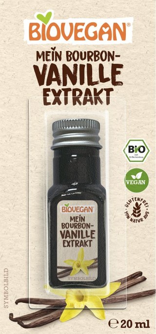 EKSTRAKT Z WANILII BOURBON BEZGLUTENOWY BIO 20 ml - BIOVEGAN