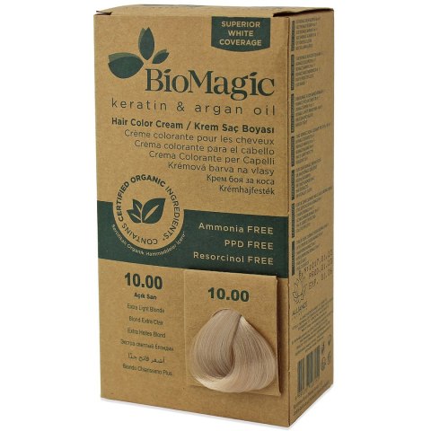 FARBA DO WŁOSÓW EXTRA JASNY BLOND (10.00) 250 g - BIOMAGIC