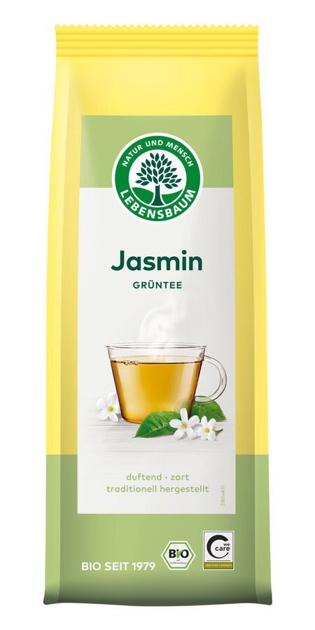 HERBATA ZIELONA JAŚMINOWA LIŚCIASTA BIO 75 g - LEBENSBAUM HERBATA ZIELONA JAŚMINOWA LIŚCIASTA BIO 75 g - LEBENSBAUM