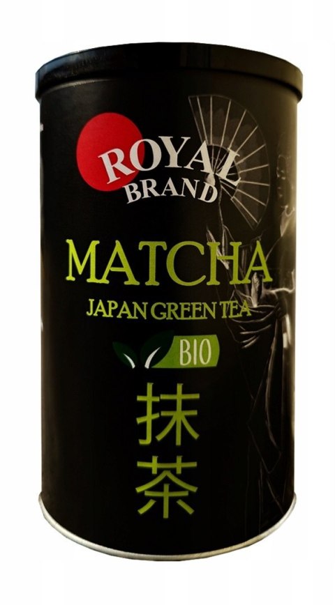 HERBATA ZIELONA MATCHA JAPOŃSKA BIO 100 g - ROYAL BRAND