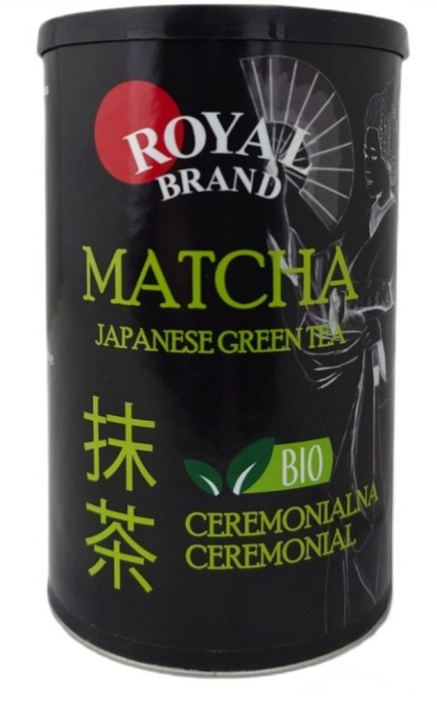 HERBATA ZIELONA MATCHA JAPOŃSKA CEREMONIALNA BIO 100 g - ROYAL BRAND HERBATA ZIELONA MATCHA JAPOŃSKA CEREMONIALNA BIO 100 g - ROYAL BRAND