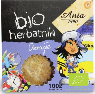 HERBATNIKI OKRĄGŁE BIO 100 g - BIO ANIA