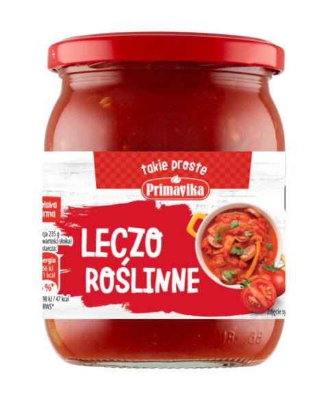 LECZO ROŚLINNE Z PIECZARKAMI BEZGLUTENOWE 470 g - PRIMAVIKA