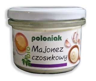 MAJONEZ CZOSNKOWY BIO 200 ml - POLONIAK