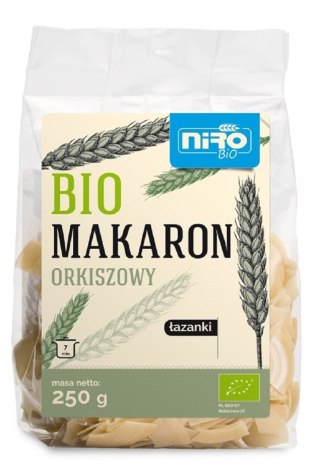 MAKARON (ORKISZOWY) ŁAZANKI BIO 250 g - NIRO