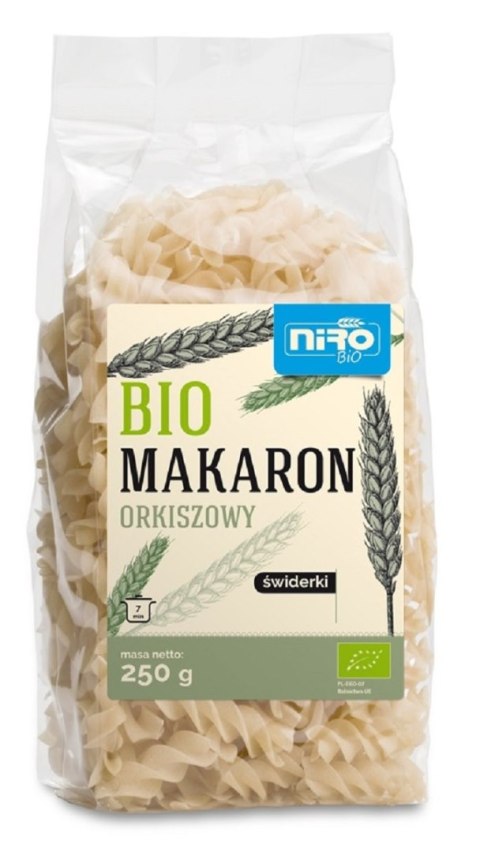 MAKARON (ORKISZOWY) ŚWIDERKI BIO 250 g - NIRO MAKARON (ORKISZOWY) ŚWIDERKI BIO 250 g - NIRO