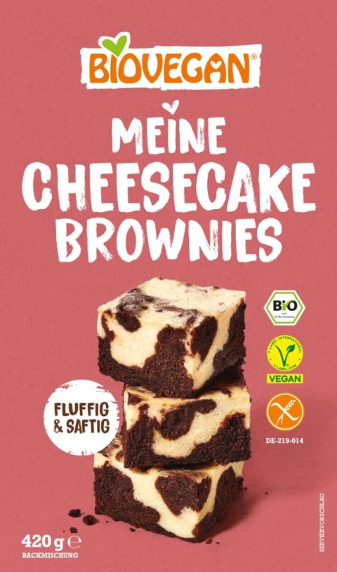 MIESZANKA NA SERNIKOBROWNIE BEZGLUTENOWA BIO 420 g - BIOVEGAN MIESZANKA NA SERNIKOBROWNIE BEZGLUTENOWA BIO 420 g - BIOVEGAN