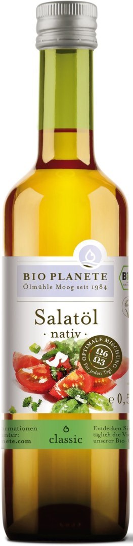 OLEJ SAŁATKOWY TŁOCZONY NA ZIMNO BIO 500 ml - BIO PLANETE OLEJ SAŁATKOWY TŁOCZONY NA ZIMNO BIO 500 ml - BIO PLANETE