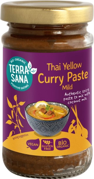 PASTA CURRY TAJSKA BEZGLUTENOWA BIO 120 g - TERRASANA