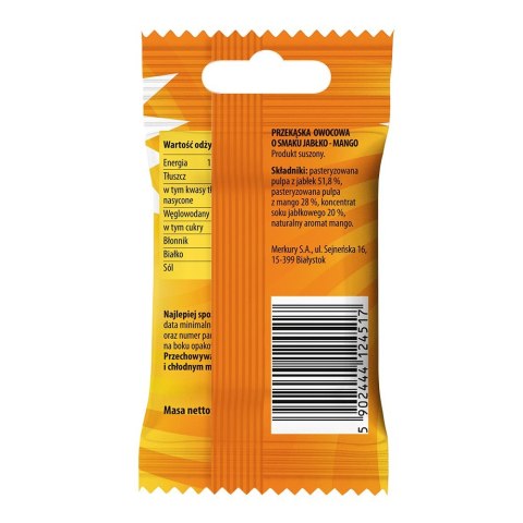 Przekąska owocowa o smaku jabłko-mango Bunny Ninja, 15g