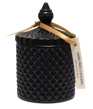 ŚWIECA SOJOWA ZAPACHOWA W KRYSZTALE SŁONY KARMEL 250 ml - YOUR CANDLE