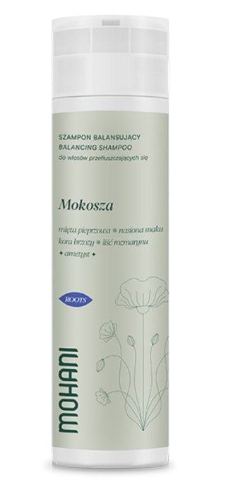 SZAMPON BALANSUJACY DO WŁOSÓW PRZETŁUSZCZAJĄCYCH SIĘ MOKOSZA 250 ml - MOHANI