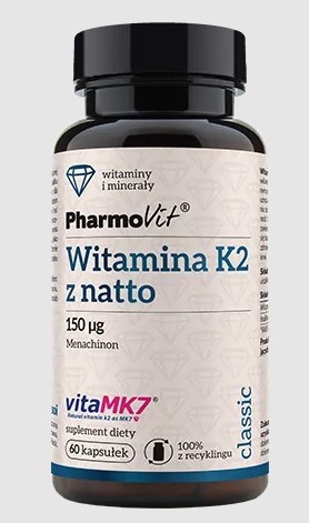 WITAMINA K2 (150 µg) BEZGLUTENOWA 60 KAPSUŁEK - PHARMOVIT (CLASSIC)