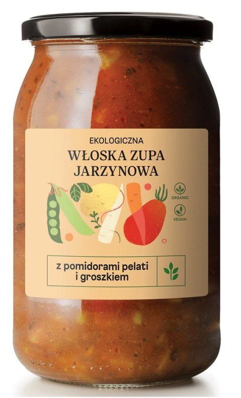 ZUPA WŁOSKA JARZYNOWA BIO 900 ml - DELIKATNA (ZAKWASOWNIA) ZUPA WŁOSKA JARZYNOWA BIO 900 ml - DELIKATNA (ZAKWASOWNIA)