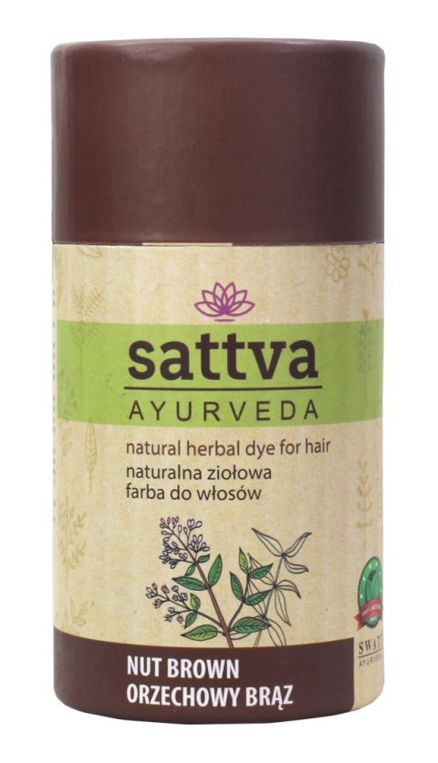HENNA ORZECHOWY BRĄZ ECO 150 g - SATTVA (AYURVEDA) HENNA ORZECHOWY BRĄZ ECO 150 g - SATTVA (AYURVEDA)