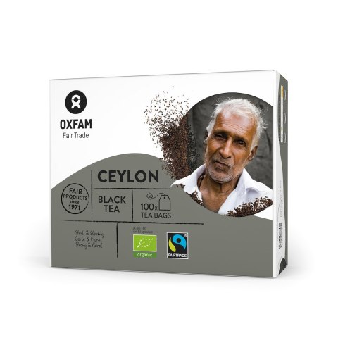 HERBATA CZARNA SRI LANKA FAIR TRADE BIO (100 x 1,8 g) 180 g - OXFAM HERBATA CZARNA SRI LANKA FAIR TRADE BIO (100 x 1,8 g) 180 g - OXFAM