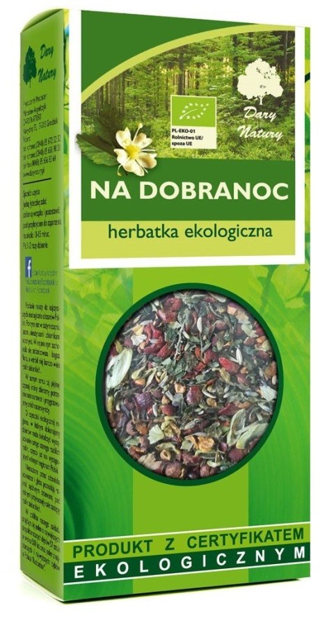 HERBATKA NA DOBRANOC BIO 50 g - DARY NATURY HERBATKA NA DOBRANOC BIO 50 g - DARY NATURY