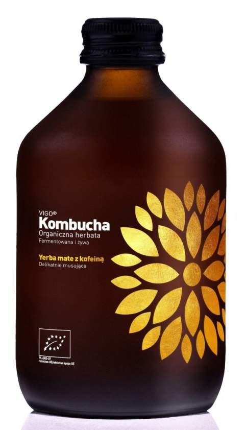 KOMBUCHA Z YERBĄ MATE BEZGLUTENOWA BIO 330 ml - VIGO KOMBUCHA Z YERBĄ MATE BEZGLUTENOWA BIO 330 ml - VIGO