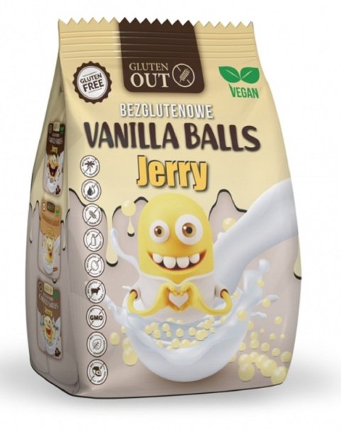 KULKI KUKURYDZIANE O SMAKU WANILIOWYM BEZGLUTENOWE 375 g - JERRY GLUTEN OUT KULKI KUKURYDZIANE O SMAKU WANILIOWYM BEZGLUTENOWE 375 g - JERRY GLUTEN OUT