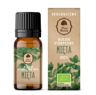 OLEJEK ETERYCZNY MIĘTA PIEPRZOWA BIO 10 ml - DARY NATURY