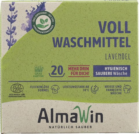 PROSZEK DO PRANIA UNIWERSALNY LAWENDOWY ECO 1,08 kg (20 PRAŃ) - ALMAWIN