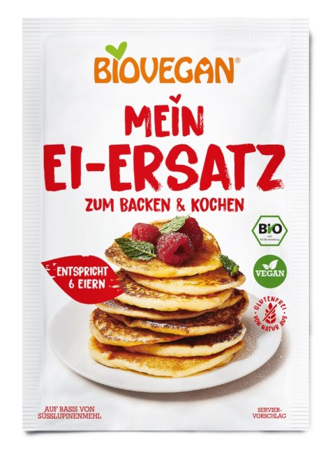 ROŚLINNY ZAMIENNIK JAJ BEZGLUTENOWY BIO 30 g - BIOVEGAN ROŚLINNY ZAMIENNIK JAJ BEZGLUTENOWY BIO 30 g - BIOVEGAN