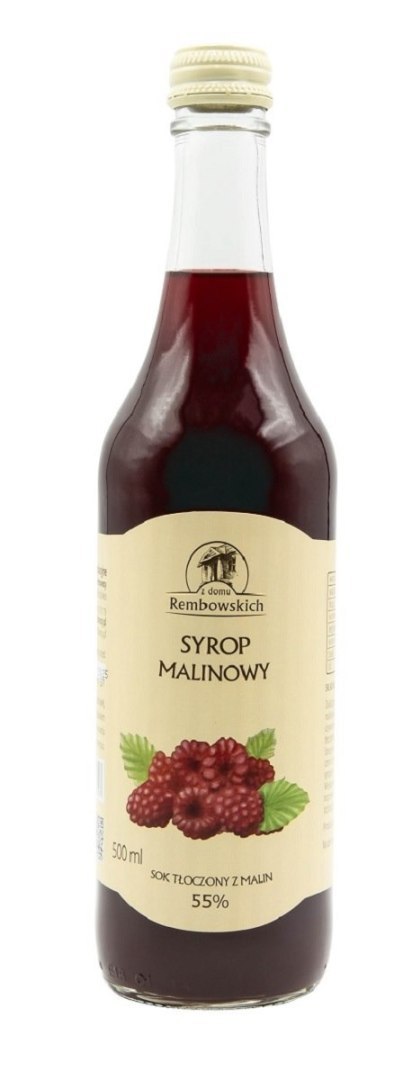 SYROP MALINOWY 500 ml - REMBOWSCY SYROP MALINOWY 500 ml - REMBOWSCY